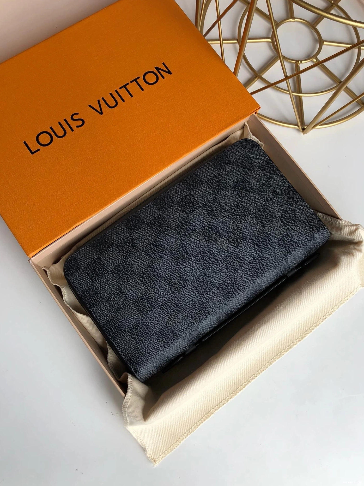 AAA Pruses Bags WALLET XL ZIPPY Vuitton Louis 0804